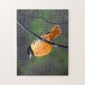 Oriole Painting - Oorspronkelijke vogelkunst Legpuzzel (Verticaal)