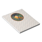 Oriole Painting - Oorspronkelijke vogelkunst Notitieblok (Schuin)