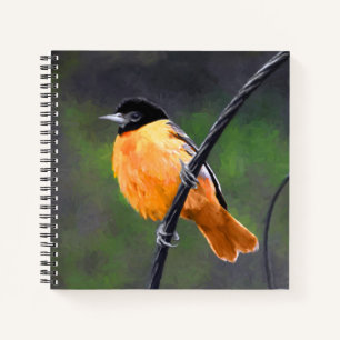 Oriole Painting - Oorspronkelijke vogelkunst Notitieboek