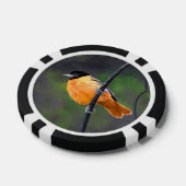 Oriole Painting - Oorspronkelijke vogelkunst Poker Chips (Enkel)