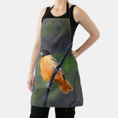 Oriole Painting - Oorspronkelijke vogelkunst Schort (Insitu)