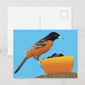Oriole Postcard Briefkaart (Voorkant / Achterkant)