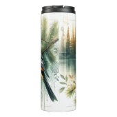 Oriole Songbird Evening Waterverf Thermal Tumbler Thermosbeker (Achterkant)