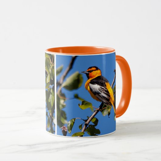 Oriole Songbird in Pear Tree Mok (Voorkant rechts)