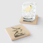 Oriolen, Thrushes, uit Audubon's Birds of America Stenen Onderzetter (Zijkant)