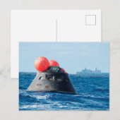 Orion Capsule Spacecraft Ocean Recovery Briefkaart (Voorkant / Achterkant)