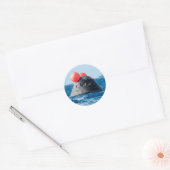 Orion Capsule Spacecraft Ocean Recovery Ronde Sticker (Envelop)