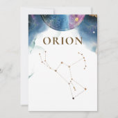 Orion Constellation, Celestial Table Number (Voorkant)