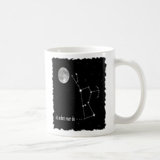 Orion Constellation met volle maan Koffiemok
