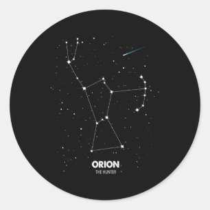 Orion Constellation of Orion the Hunter Orion Star Ronde Sticker