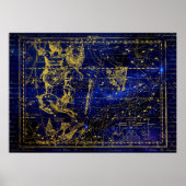 orion constellation poster (Voorkant)