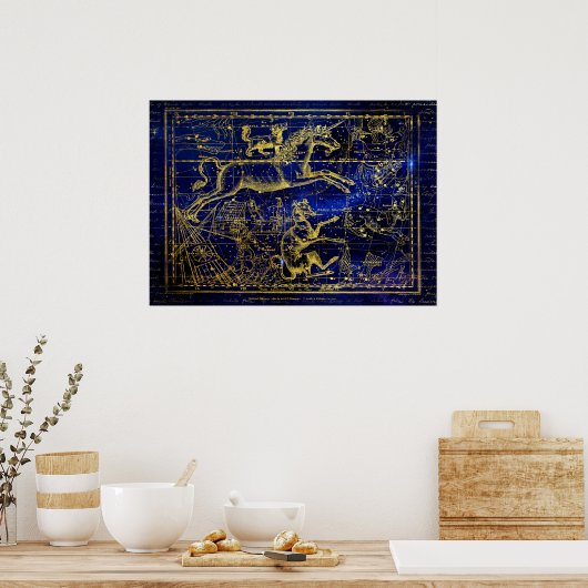 orion constellation poster (Keuken)