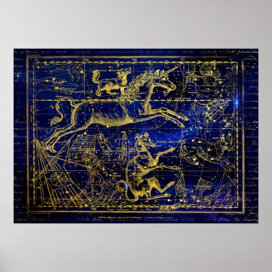 orion constellation poster (Voorkant)