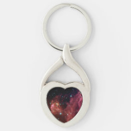 Orion Constellation Twisted Heart Metal Sleutelhan Sleutelhanger