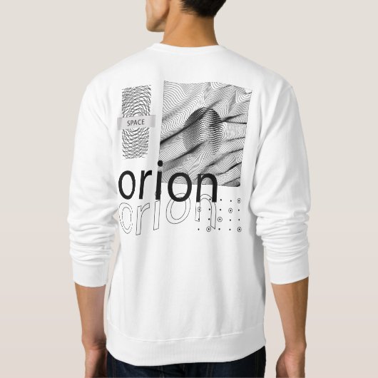Orion Design sterren en ruimte astronomie Trui (Achterkant)