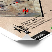 Orion - Dragon Temple Star kaart Perfect Poster (Hoek)