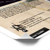 Orion - Dragon Temple Star kaart Perfect Poster (Hoek)