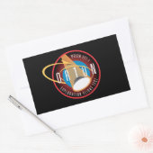 Orion EFT-1 Flight Official Mission Patch van NASA Rechthoekige Sticker (Envelop)