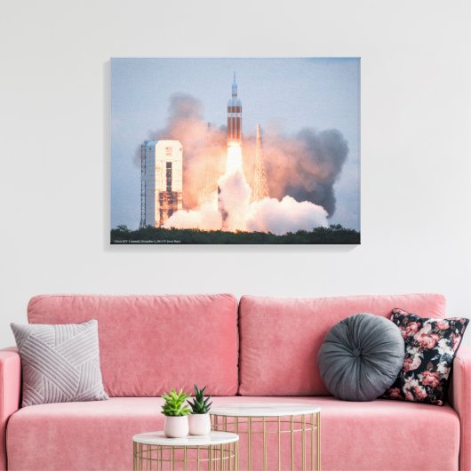 Orion EFT-1 Start Canvas Afdruk (Insitu (Woonkamer))