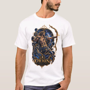 Orion Hemelse Jager Gouden Constellatie Mythe T-shirt