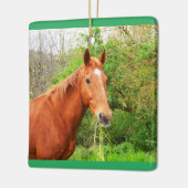 Orion het hongerige paard keramisch ornament (Links)