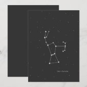 Orion, het sterrenbeeld 'The Hunter' Feestdagenkaart (Voorkant / Achterkant)