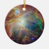 Orion in Infrarood Keramisch Ornament (Voorkant)