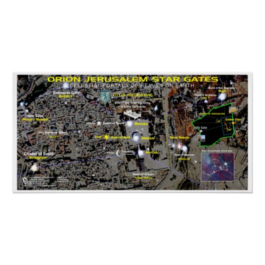 Orion Jerusalem Stargates Perfect Poster (Voorkant)