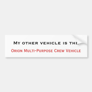 Orion MPCV Bumpersticker