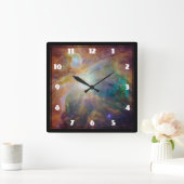 Orion Nebula Astronomie Foto Vierkante Klok (Huis)