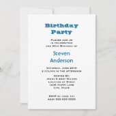 Orion Nebula Birthday Party Kaart (Voorkant)