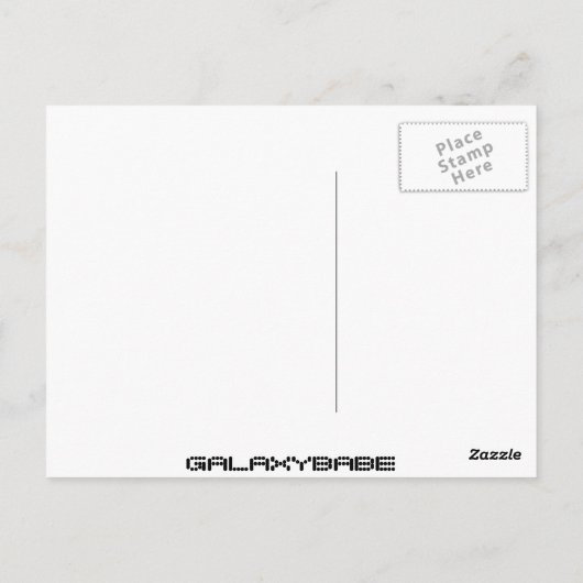 Orion Nebula Briefkaart (Achterkant)