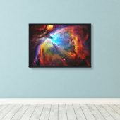 Orion Nebula Canvas Afdruk (Insitu (Houten vloer))