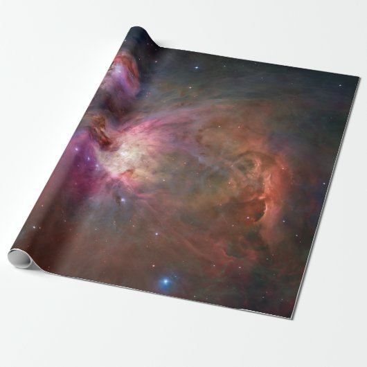 Orion Nebula Celestial Foto Cadeaupapier (Uitgerold)