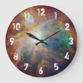 Orion Nebula Celestial Space Photo Grote Klok (Voorkant)