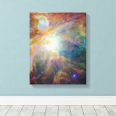 Orion Nebula Composiet Canvas Afdruk (Insitu (Houten vloer))