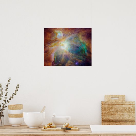 Orion Nebula Composiet Poster (Keuken)