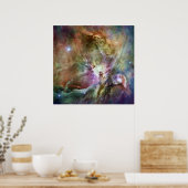 Orion Nebula Compositie van Hubble en Spitzer Poster (Keuken)