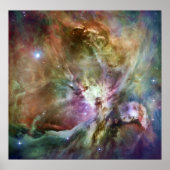 Orion Nebula Compositie van Hubble en Spitzer Poster (Voorkant)