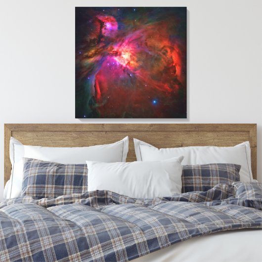 Orion Nebula en Trapezium Stars Canvas Afdruk (Insitu (Slaapkamer))