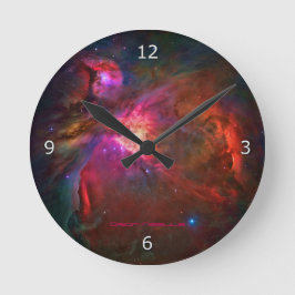 Orion Nebula en Trapezium Stars Ronde Klok