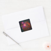 Orion Nebula en Trapezium Stars Vierkante Sticker (Envelop)