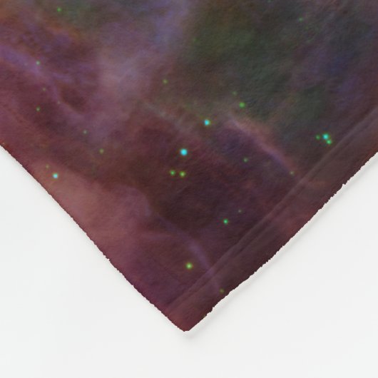 Orion Nebula Fleece Deken (Hoek)