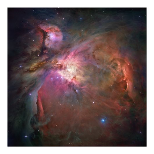 Orion Nebula Foto Foto Afdruk (Voorkant)