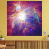 Orion Nebula Fuschia Pink NASA Canvas Afdruk (Insitu (Woonkamer))