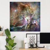 Orion Nebula Hubble Space Telescope Poster (Thuiskantoor)