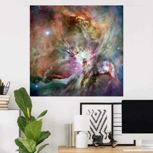 Orion Nebula Hubble Space Telescope Poster (Thuiskantoor)