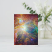 Orion Nebula Hubble Spitzer Space Briefkaart (Staand voorkant)