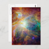 Orion Nebula Hubble Spitzer Space Briefkaart (Voorkant / Achterkant)