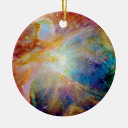 Orion Nebula Hubble Spitzer Telescope Space Keramisch Ornament (Voorkant)